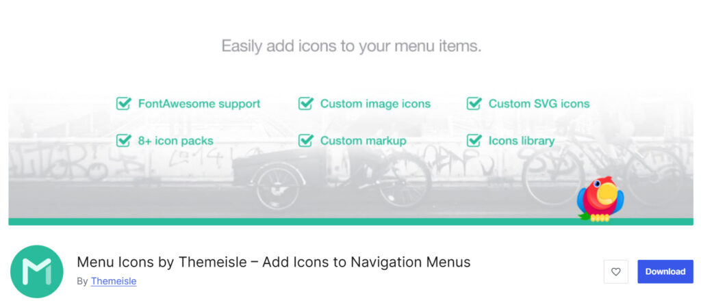 Menu Icons by Themeisle