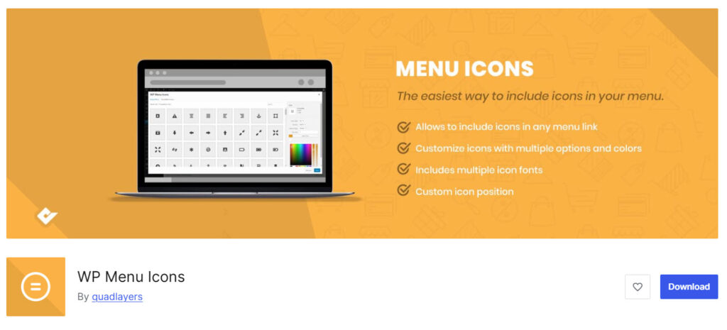 wp menu icons