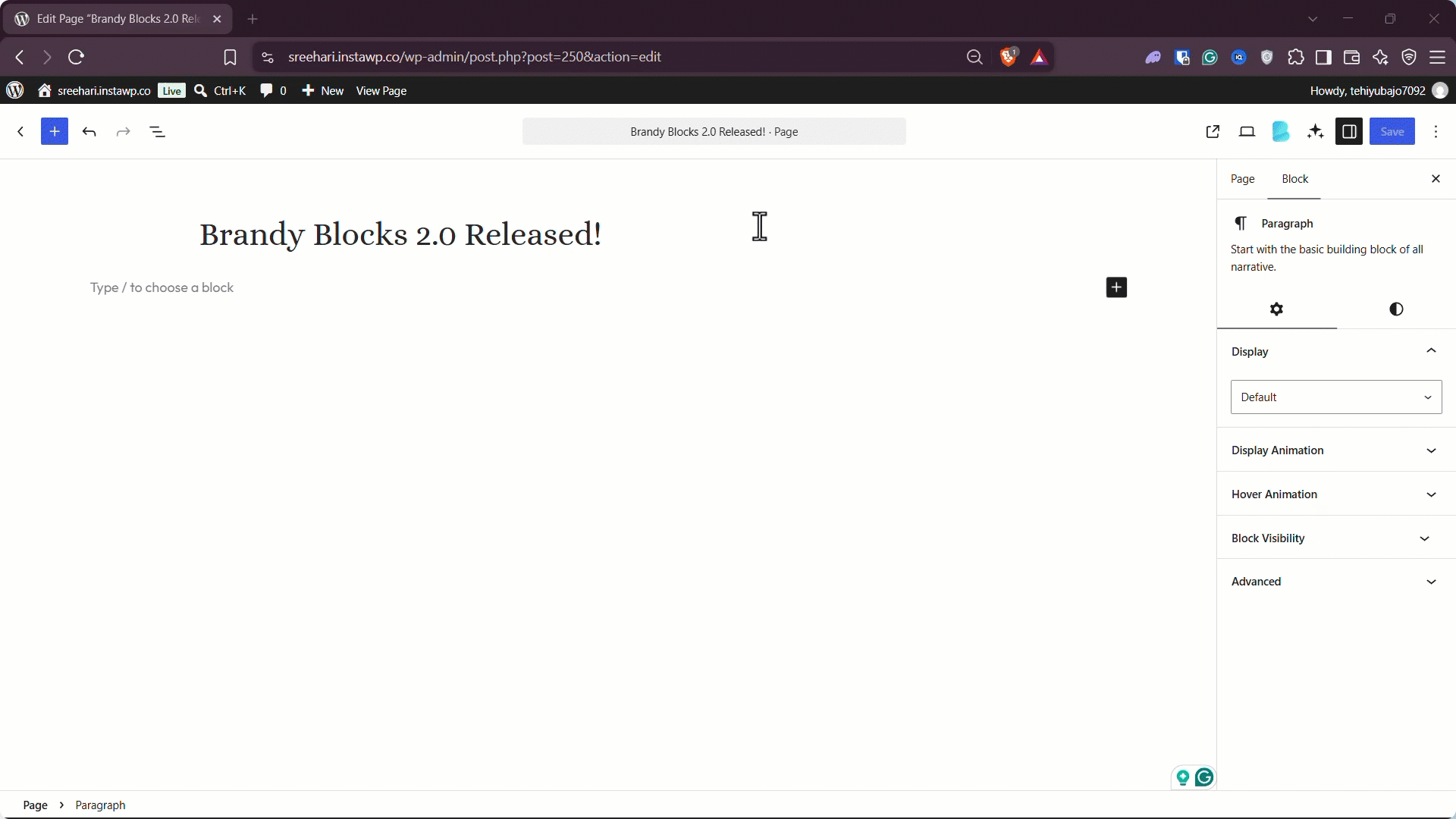Brandy AI Layout Builder