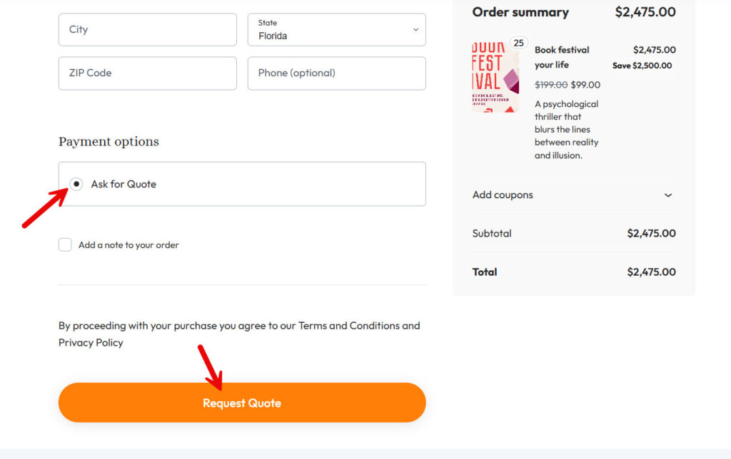 request a quote button - Add a request a quote button to your WooCommerce store