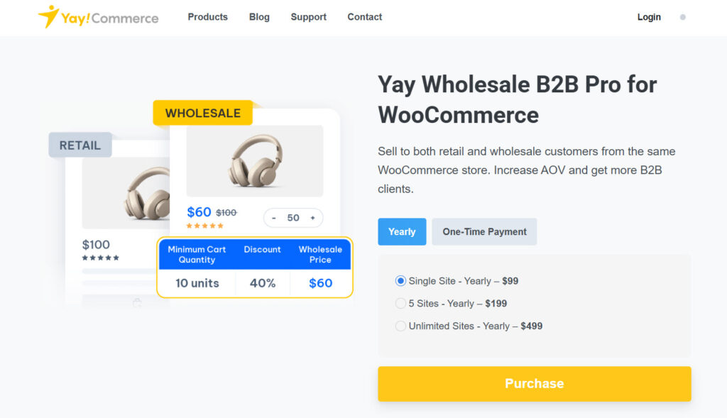 yay wholesale pricing