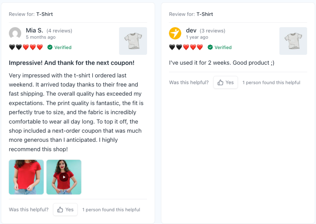 reviews which have verified